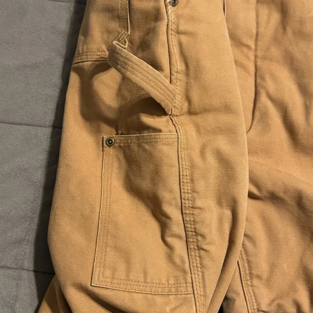 Woodsman M-S Brown Duck Canvas Insulated Bib‎ Overalls 38